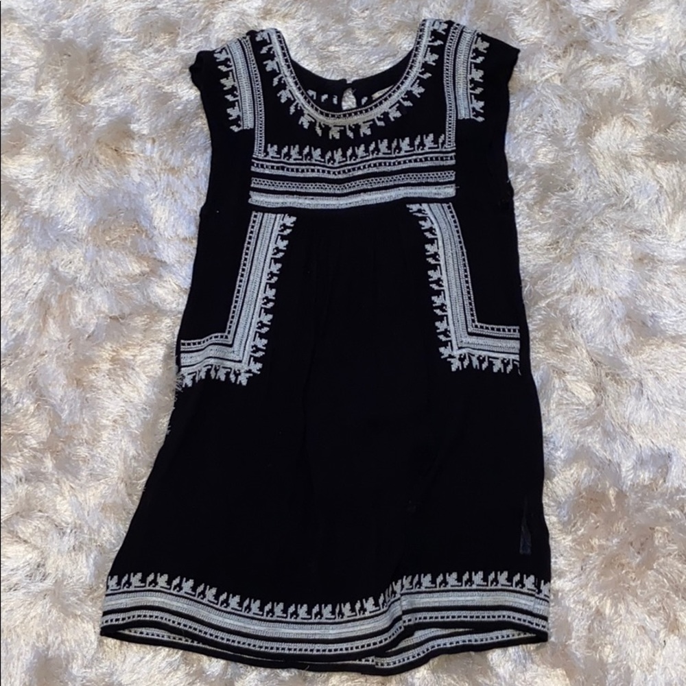 embroidered Mexican style dress